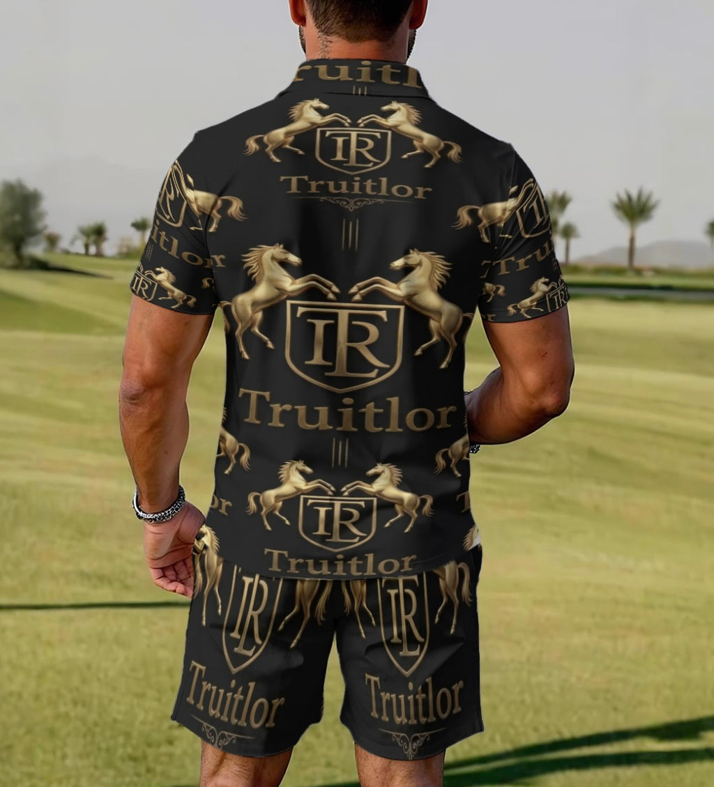 Luxury Truitlor Men Polo Short Set
