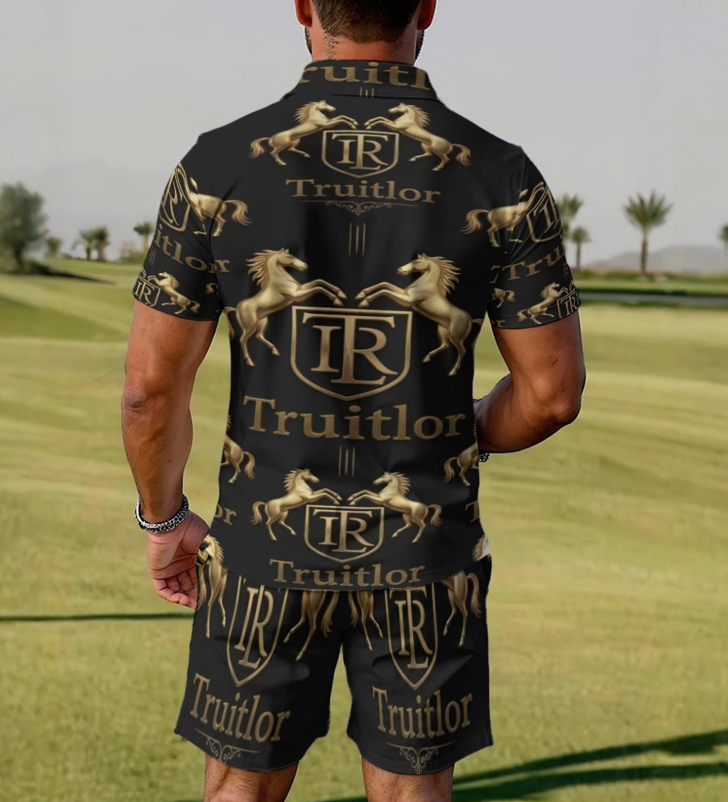 Luxury Truitlor Men Polo Short Set