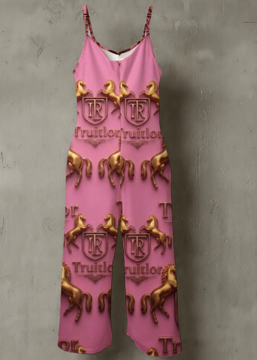 Luxury Pink Truitlor Romper