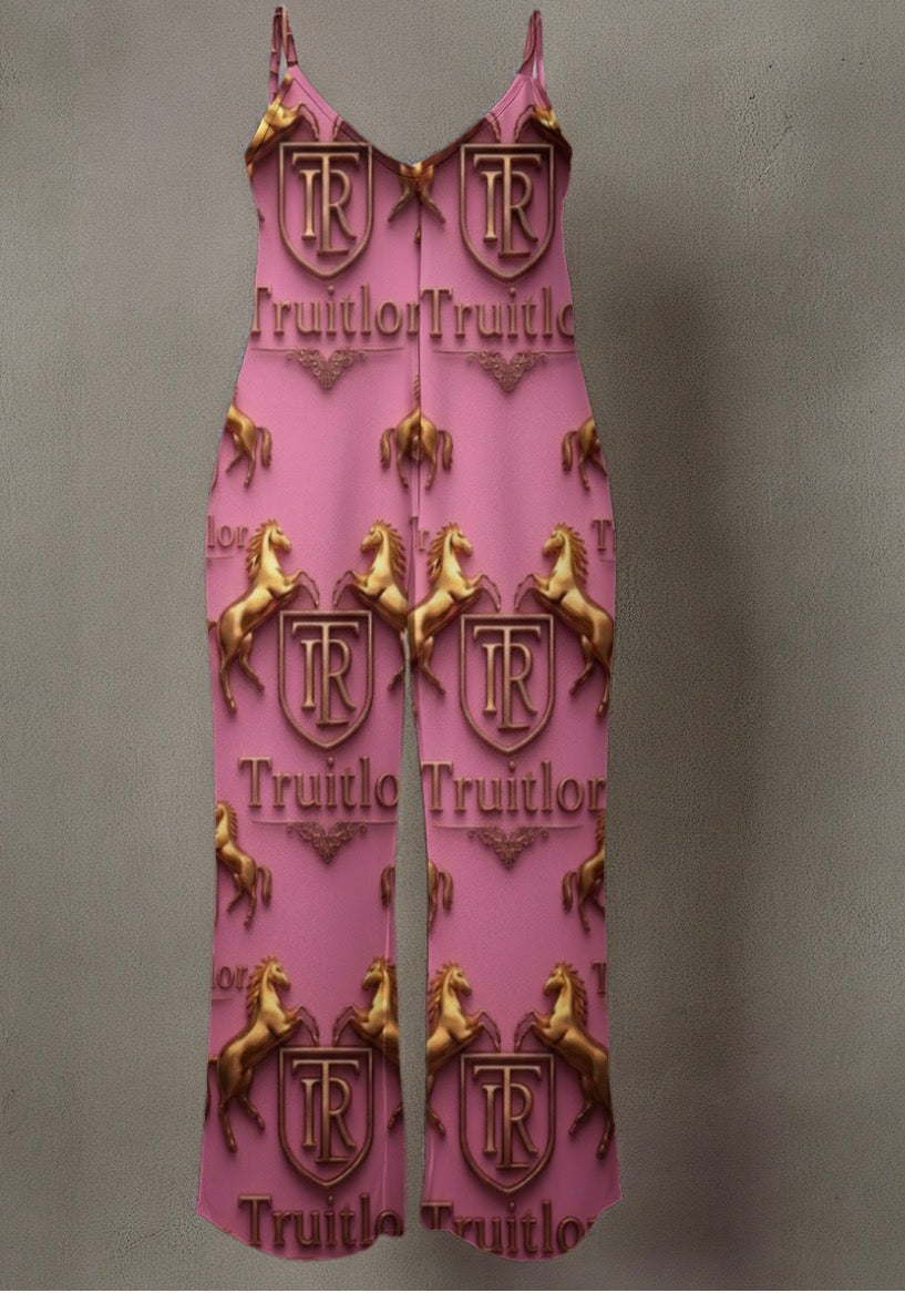 Luxury Pink Truitlor Romper